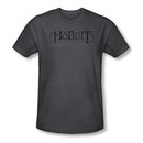 The Hobbit Desolation Of Smaug Shirt Ornate Logo Adult Heather Charcoal Tee T-Shirt