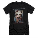 The Joker Shirt Slim Fit Laughs Longest Black T-Shirt