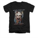 The Joker Shirt Slim Fit V-Neck Laughs Longest Black T-Shirt