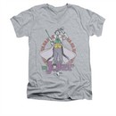 The Joker Shirt Slim Fit V-Neck Tux Athletic Heather T-Shirt