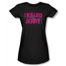 The L Word Juniors Shirt I Killed Jenny Black White T-shirt Tee