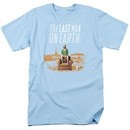 The Last Man On Earth Shirt Phil On Chair Light Blue T-Shirt