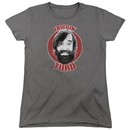 The Last Man On Earth Womens Shirt Friggin Turd Charcoal T-Shirt