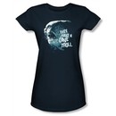 The Lord Of The Rings Juniors T-Shirt Cave Troll Navy Blue Tee Shirt
