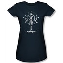 The Lord Of The Rings Juniors T-Shirt Tree Of Gondor Navy Tee Shirt