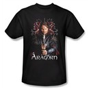 The Lord Of The Rings Kids T-Shirt Aragorn 2 Black Tee Shirt Youth