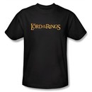 The Lord Of The Rings Kids T-Shirt LOTR Logo Black Shirt Tee Youth