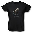 The Lord Of The Rings Ladies T-Shirt Gollum Black Tee Shirt