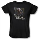 The Lord Of The Rings Ladies T-Shirt The Best Dwarf Black Tee Shirt