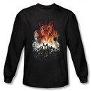 The Lord Of The Rings Long Sleeve T-Shirt Evil Rising Black Tee Shirt