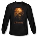 Lord Of The Rings Long Sleeve T-Shirt Riders of Rohan Black Tee