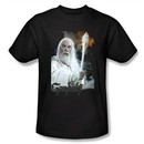The Lord Of The Rings T-Shirt Gandalf Adult Black Tee Shirt