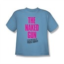 The Naked Gun Shirt Kids Logo Carolina Blue Youth Tee T-Shirt