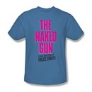 The Naked Gun Shirt Logo Adult Carolina Blue Tee T-Shirt