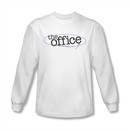 The Office Shirt Logo Long Sleeve White T-Shirt