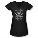 The Princess Bride Shirt Juniors V Neck The Real Dpr Black Tee T-Shirt