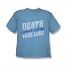 The Princess Bride Shirt Kids Love Over Death Carolina Blue Tee T-Shirt