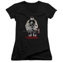 The Shining  Juniors V Neck Shirt Come Out Come Out Black T-Shirt