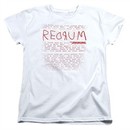 The Shining  Womens Shirt Redrum White T-Shirt