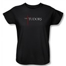 The Tudors Ladies Shirt Logo Black T-Shirt Tee