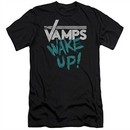 The Vamps Slim Fit Shirt Wake Up Black T-Shirt