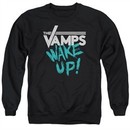 The Vamps Sweatshirt Wake Up Adult Black Sweat Shirt