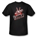 The Voice T-shirt TV Show Logo Adult Black Tee Shirt
