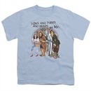 The Wizard Of Oz  Kids Shirt Lions and Tigers and Bears Oh My! Light Blue T-Shirt