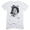 The Wizard Of Oz  Slim Fit Shirt Brainless Scarecrow White T-Shirt
