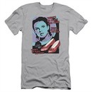 The Wizard Of Oz  Slim Fit Shirt Click 3 Times Silver T-Shirt