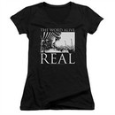 The Word Alive Juniors V Neck Shirt Real Black T-Shirt