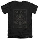 The Word Alive Slim Fit V-Neck Shirt Show No Mercy Black T-Shirt