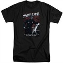 They Live Shirt Dead Wrong Tall Black T-Shirt