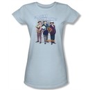 Three Stooges Junior Shirt Sexy Light Blue Tee T-Shirt