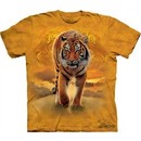 Tiger Shirt Tie Dye Bengal Rising Sun Adult T-shirt Tee
