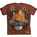 Tiger Shirt Tie Dye Face T-shirt Adult Tee