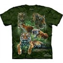 Tiger Shirt Tie Dye T-shirt Jungle Adult Tee