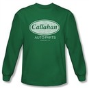 Tommy Boy Shirt Callahan Auto Long Sleeve Kelly Green Tee T-Shirt