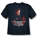 Top Gun Shirt Kids Wingman Goose Navy Youth Tee T-Shirt