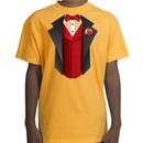 Tuxedo T-Shirt With Red Vest