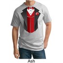 Tuxedo Tall T-shirt With Red Vest Funny Adult Tee Shirt