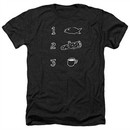 Twin Peaks Shirt Coffee Log Fish Heather Black T-Shirt