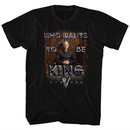 Vikings Shirt Enthroned Black T-Shirt