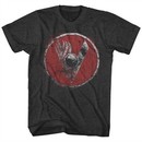 Vikings Shirt Shield Charcoal T-Shirt