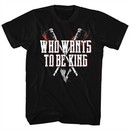 Vikings Shirt To Be King Black T-Shirt