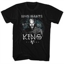 Vikings Shirt Who Wants Black T-Shirt