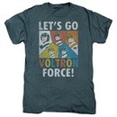 Voltron Premium Shirt Force Adult Steel Blue Heather Tee T-Shirt