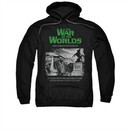 War Of The Worlds Hoodie Town Attack Black Sweatshirt Hoody