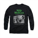 War Of The Worlds Shirt Town Attack Long Sleeve Black Tee T-Shirt