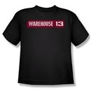 Warehouse 13 Shirt Kids Logo Black Youth Tee T-Shirt